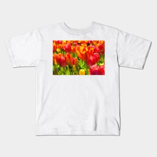 Mass of Tulips Kids T-Shirt